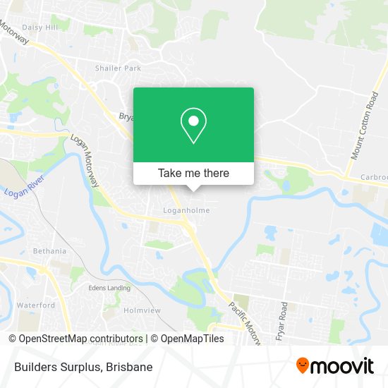 Builders Surplus map