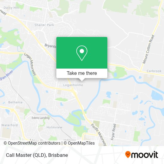 Call Master (QLD) map