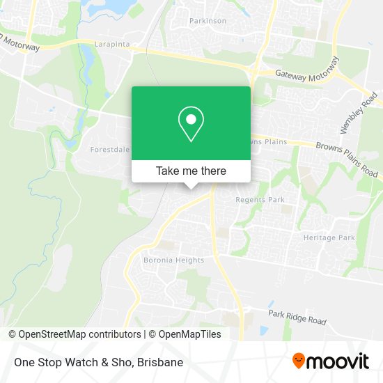 One Stop Watch & Sho map