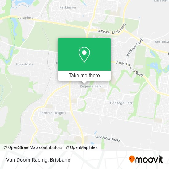 Van Doorn Racing map