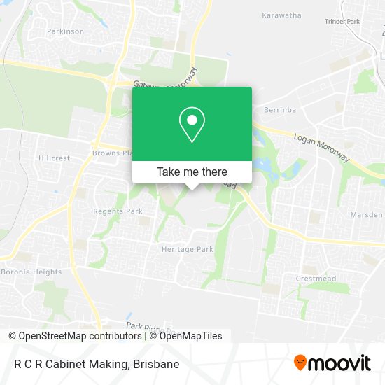R C R Cabinet Making map