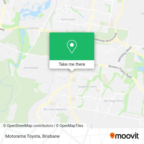Motorama Toyota map
