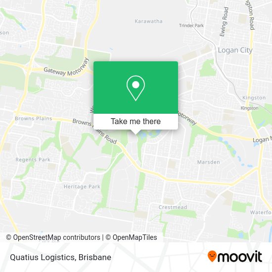 Quatius Logistics map