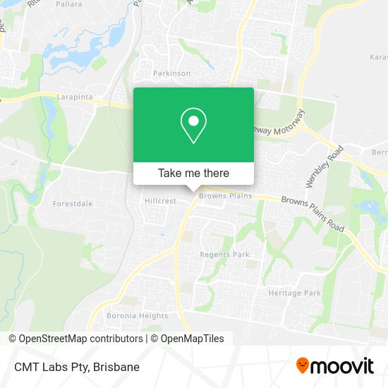 CMT Labs Pty map