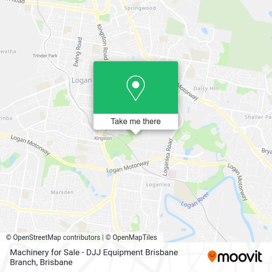 Machinery for Sale - DJJ Equipment Brisbane Branch map