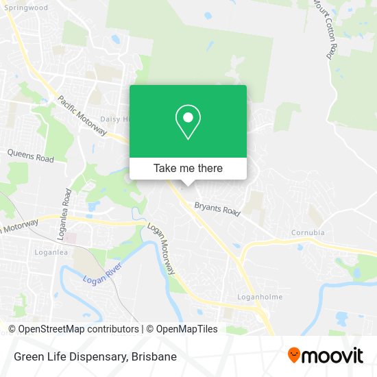 Green Life Dispensary map