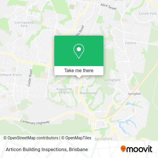 Articon Building Inspections map