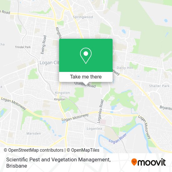 Scientific Pest and Vegetation Management map