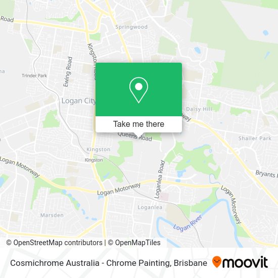 Cosmichrome Australia - Chrome Painting map