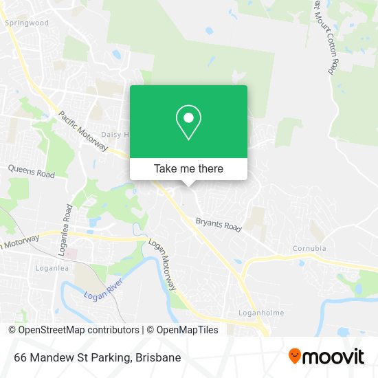 66 Mandew St Parking map
