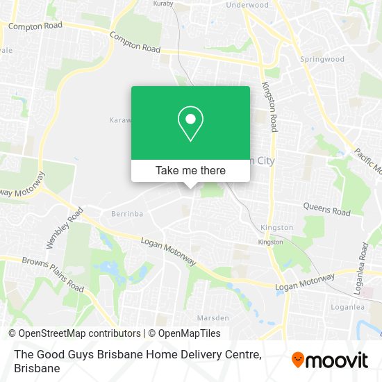 The Good Guys Brisbane Home Delivery Centre map