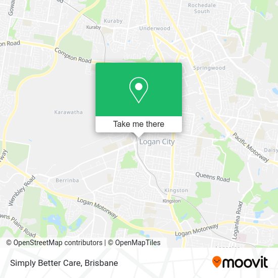 Simply Better Care map