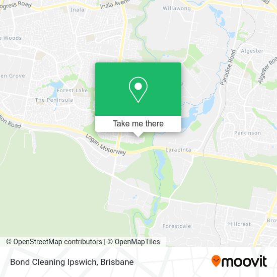 Bond Cleaning Ipswich map