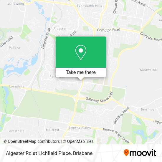 Algester Rd at Lichfield Place map