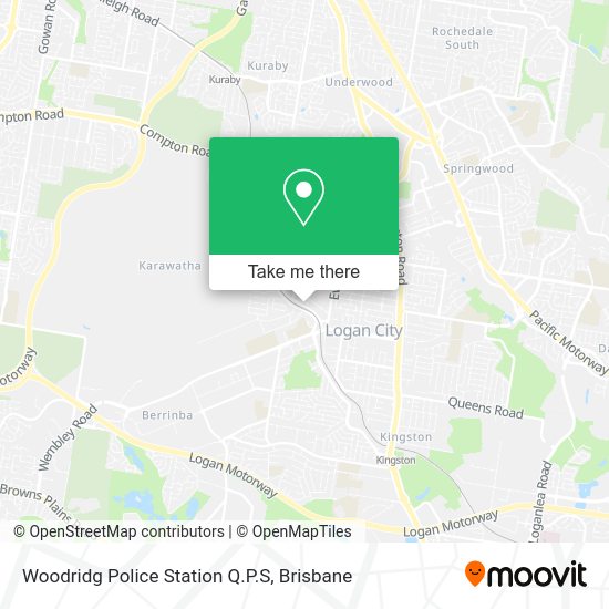 Woodridg Police Station Q.P.S map