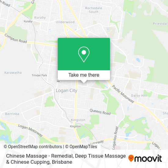 Chinese Massage - Remedial, Deep Tissue Massage & Chinese Cupping map