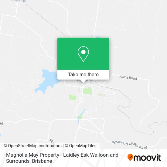 Magnolia May Property - Laidley Esk Walloon and Surrounds map