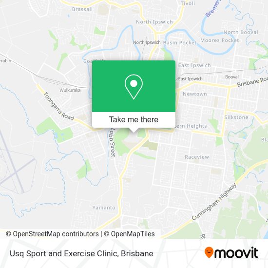 Usq Sport and Exercise Clinic map