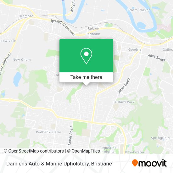 Damiens Auto & Marine Upholstery map