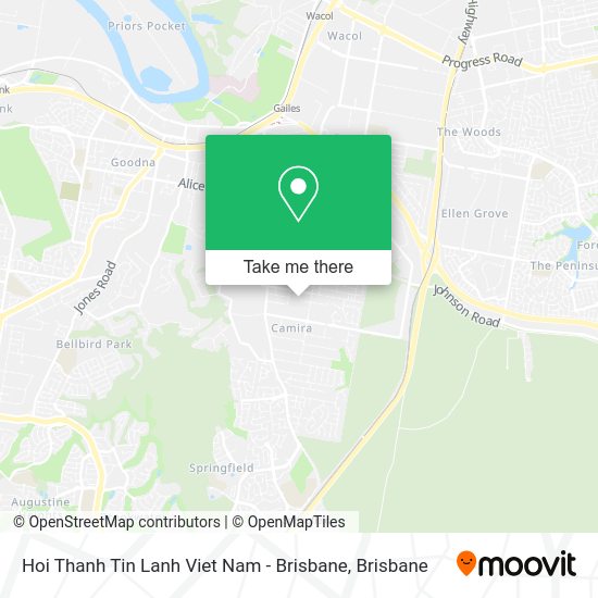 Hoi Thanh Tin Lanh Viet Nam - Brisbane map