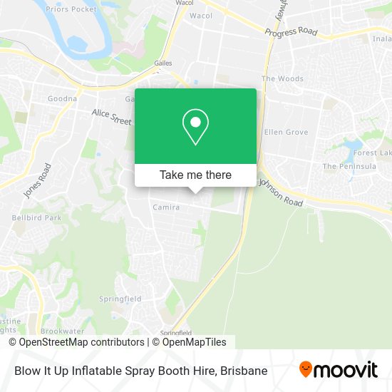 Blow It Up Inflatable Spray Booth Hire map
