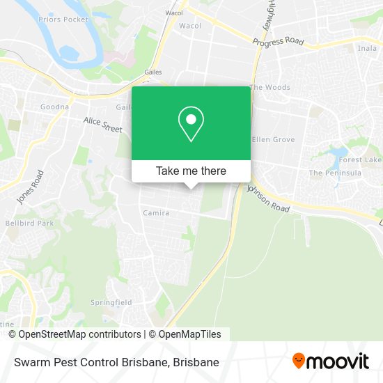 Swarm Pest Control Brisbane map