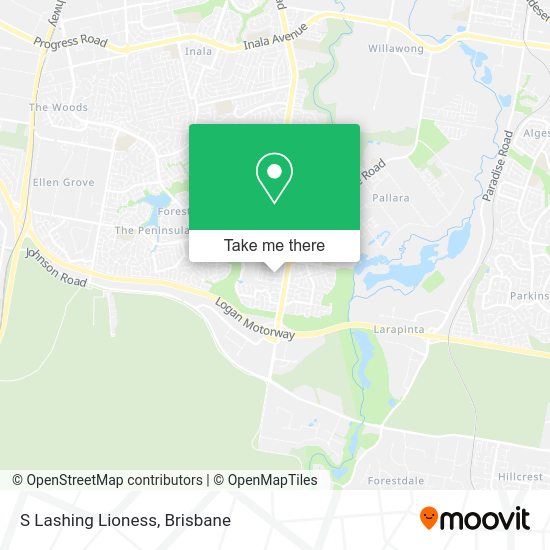 S Lashing Lioness map