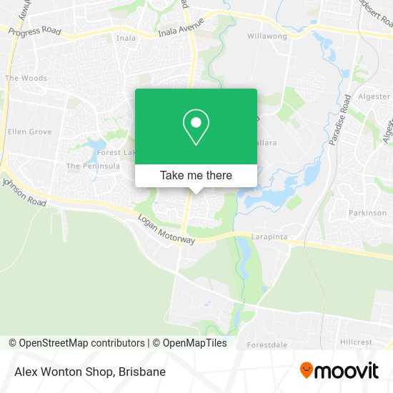 Alex Wonton Shop map
