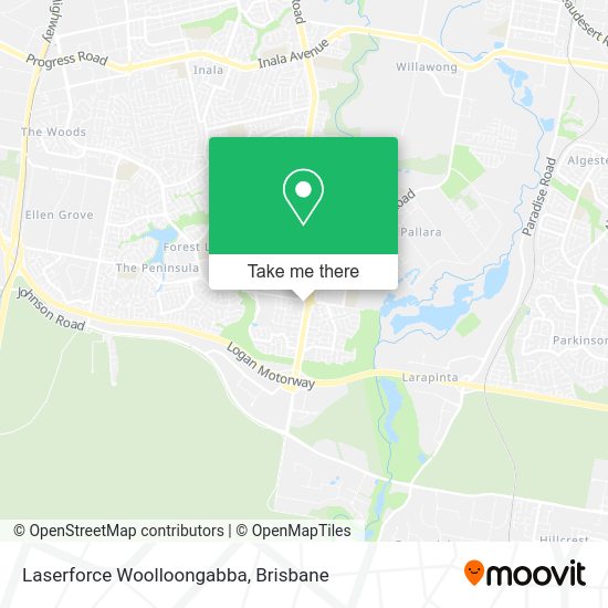 Laserforce Woolloongabba map