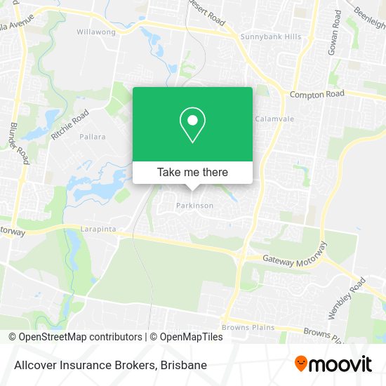 Allcover Insurance Brokers map