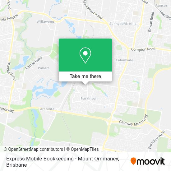 Express Mobile Bookkeeping - Mount Ommaney map