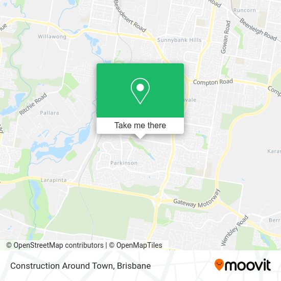 Construction Around Town map