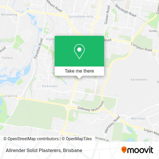 Allrender Solid Plasterers map