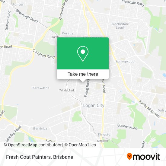 Fresh Coat Painters map