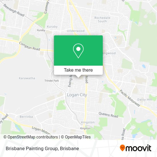 Brisbane Painting Group map