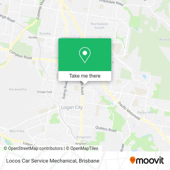 Locos Car Service Mechanical map