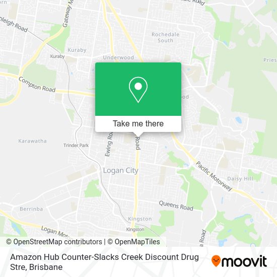 Amazon Hub Counter-Slacks Creek Discount Drug Stre map