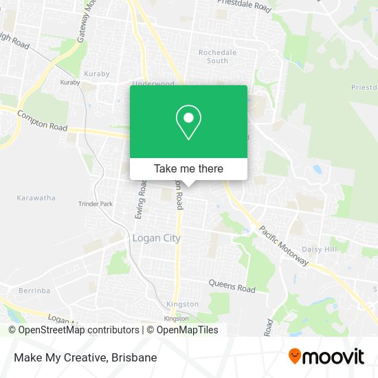 Make My Creative map