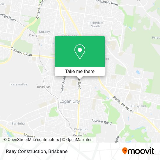 Raay Construction map