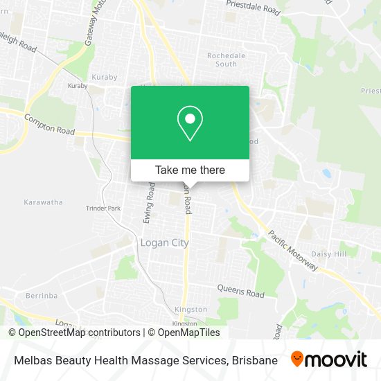 Melbas Beauty Health Massage Services map