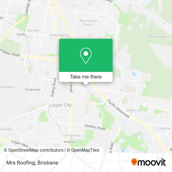Mra Roofing map