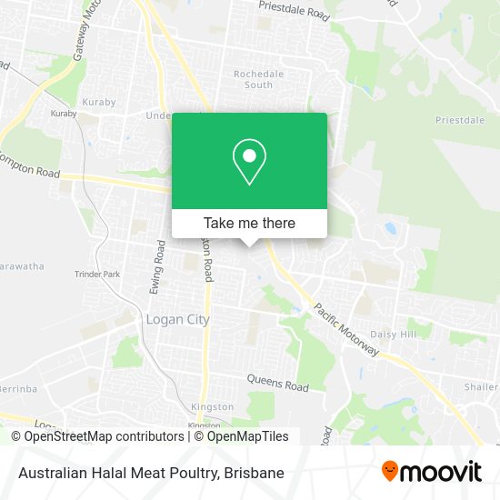 Australian Halal Meat Poultry map