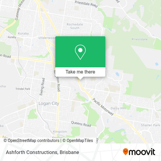Ashforth Constructions map