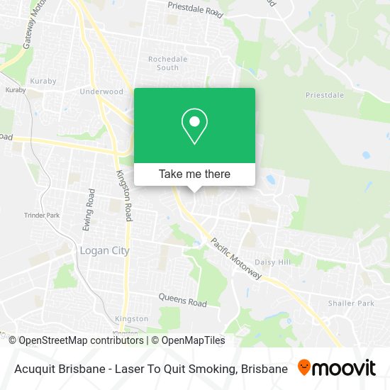 Acuquit Brisbane - Laser To Quit Smoking map