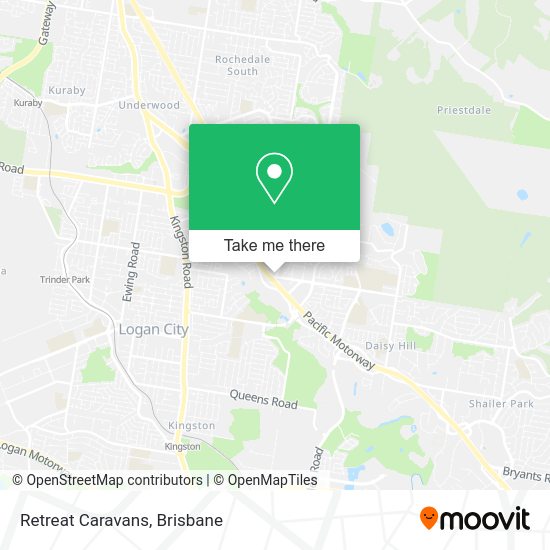 Retreat Caravans map