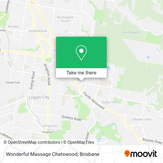 Wonderful Massage Chatswood map