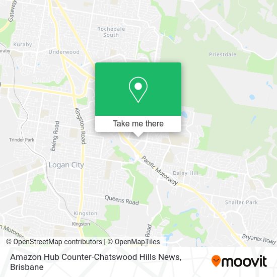 Amazon Hub Counter-Chatswood Hills News map