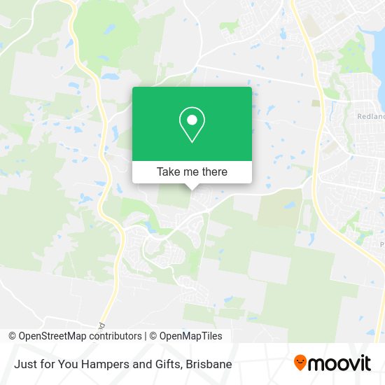 Just for You Hampers and Gifts map