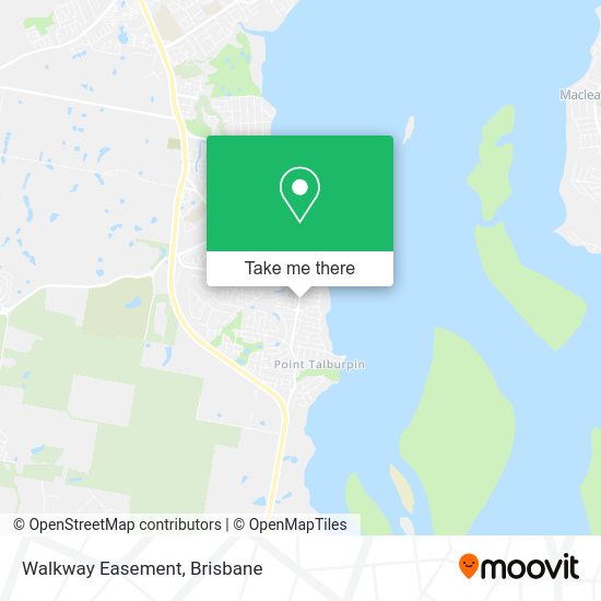 Walkway Easement map