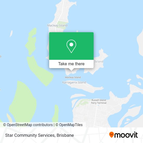 Star Community Services map